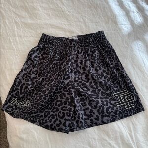 Inaka Power Mesh Leopard Print Shorts